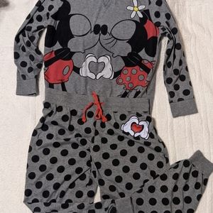 Disney Mickey and Minnie pajama set